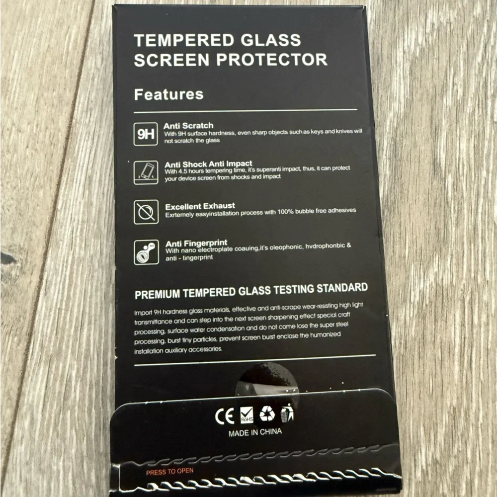 Premium Glass Screen Protector - Black iphone 13